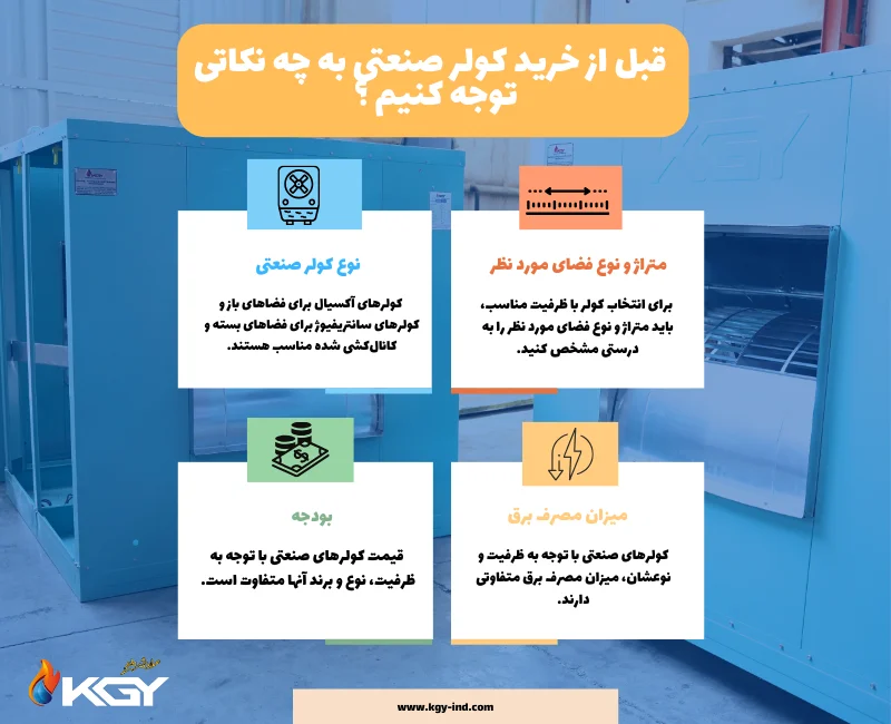 نکات خرید کولر صنعتی