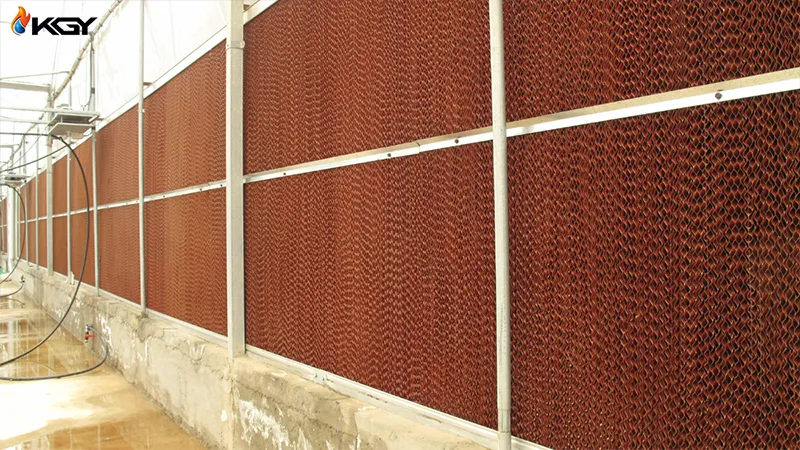 پد سلولزی گلخانه | صفر تا صد نصب و نگهداری سیستم سرمایش تبخیری 6 کولاک گستر یزد