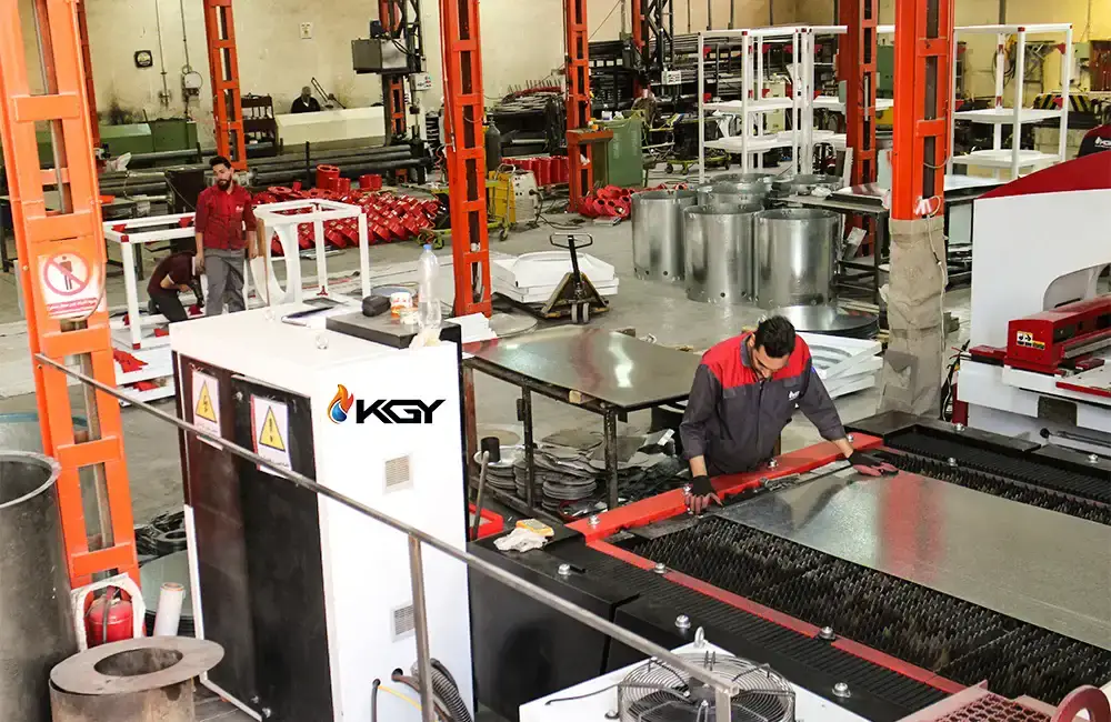 سیستم گرمایش کارخانه