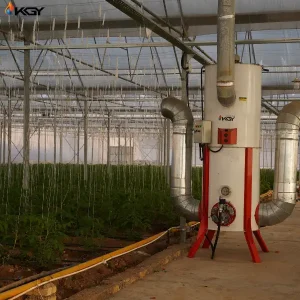 تجهیز گلخانه آقای طاهری در اصفهان به سیستمهای گرمایش کولاک گستر یزد