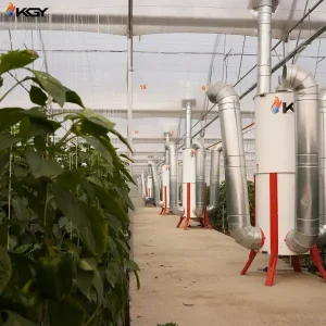 تجهیز گلخانه آقای بهرامی در اصفهان به سیستمهای گرمایش، سرمایش و تهویه