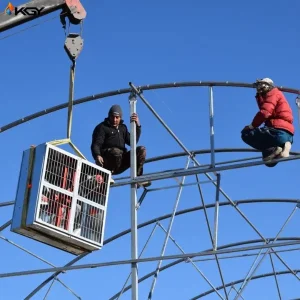 تجهیز گلخانه رز در خراسان به فنهای کولاک گستر یزد