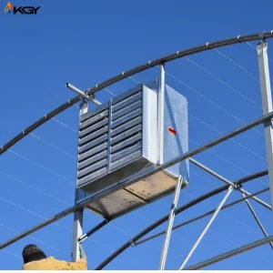 پروژه اجرایی تجهیز گلخانه رز در خراسان به فنهای کولاک گستر یزد