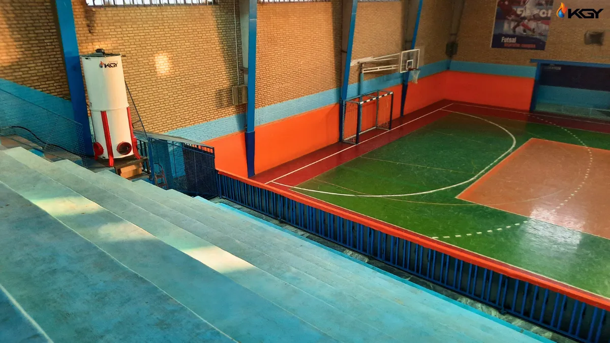 بخاری کولاک گستر یزد در ورزشگاه