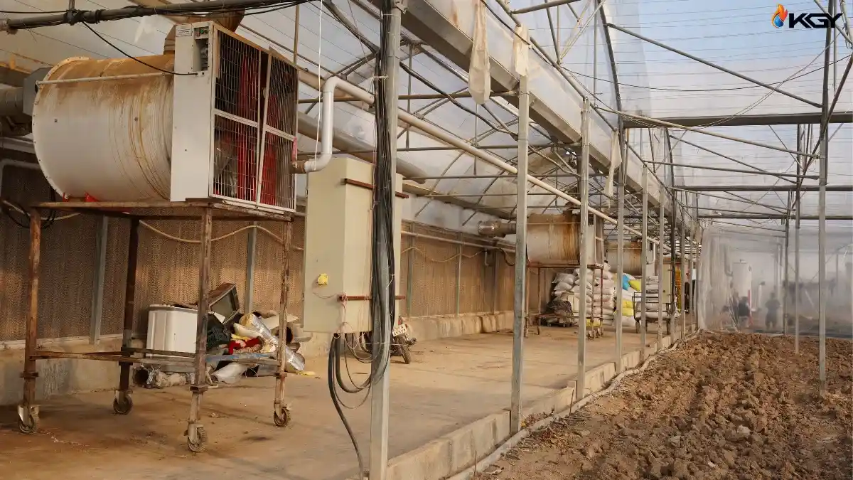 بهترین بخاری صنعتی برای گلخانه - نکات مهم در خرید و استفاده 2 بخاری گلخانه با فن اکسیال