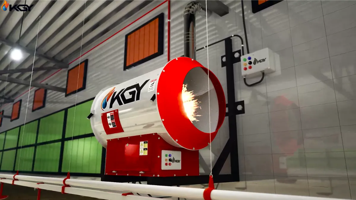 جت هیتر مرغداری قوی