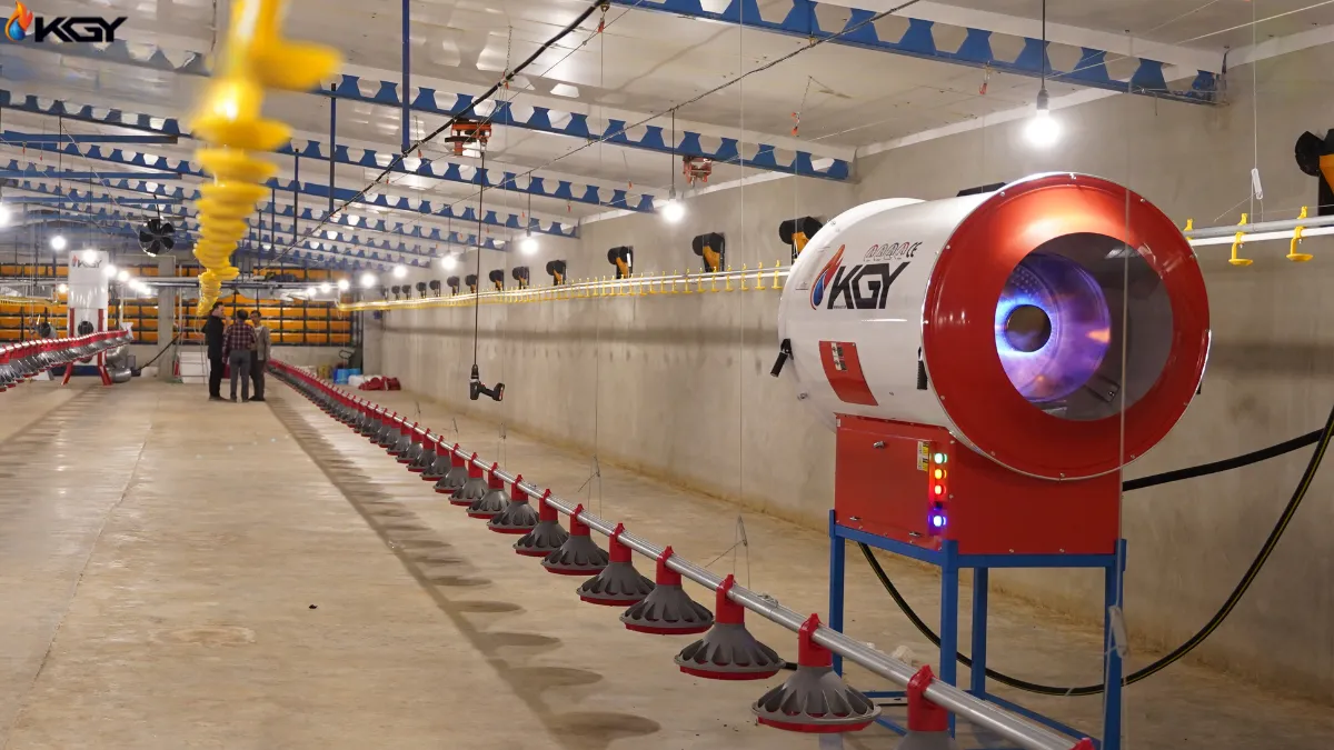 جت هیتر مرغداری پر قدرت