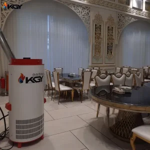 تجهیز تالار باغ به سیستم‌های گرمایش و سرمایش