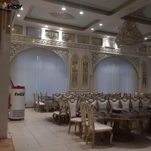 تجهیز تالار باغ به سیستم‌های گرمایش و سرمایش