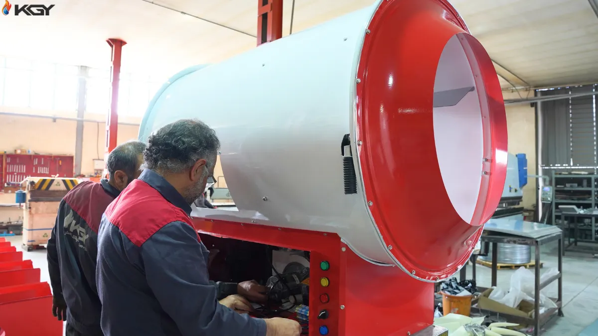 نحوه تعمیر جت هیتر مرغداری