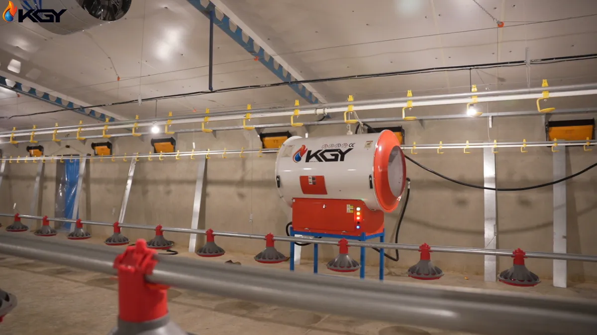 کوره هوای گرم مرغداری