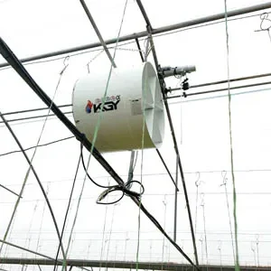 پروژه های اجرایی گلخانه ها 36 نصب فن سیرکوله