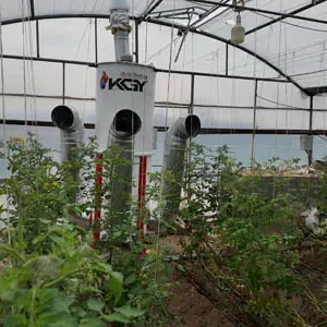 جانمایی هیتر در گلخانه کاشان