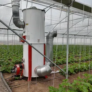 پروژه های اجرایی گلخانه ها 19 کانال کشی هیتر گلخانه