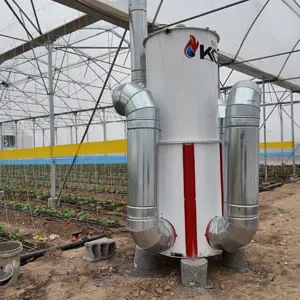 پروژه های اجرایی گلخانه ها 26 سیستم گرمایش هیتر گلخانه کاشان