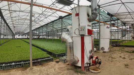 گلخانه کرج مجهز به بخاری گلخانه