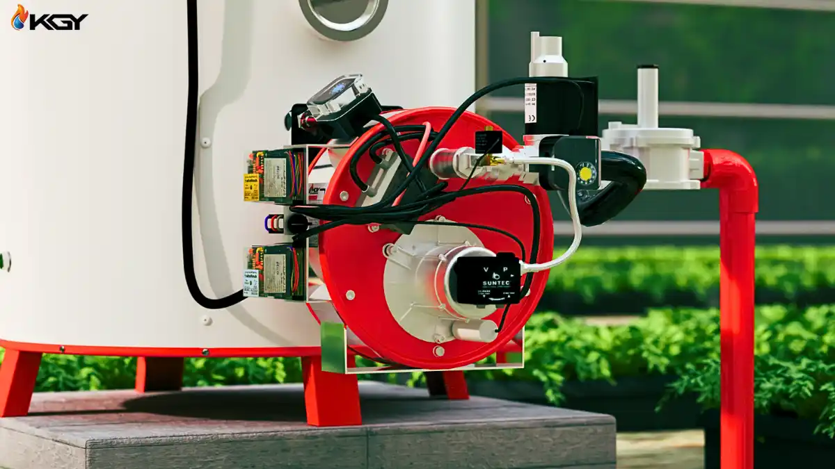 مشعل دوگانه سوز 2 مشعل دوگانه سوز گلخانه