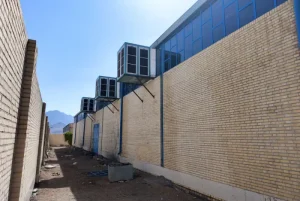 نصب کولر سانتریفیوژ پشت سالن