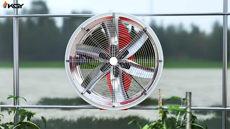 فن گلخانه 140 سانتیمتری 7 هواکش گلخانجات