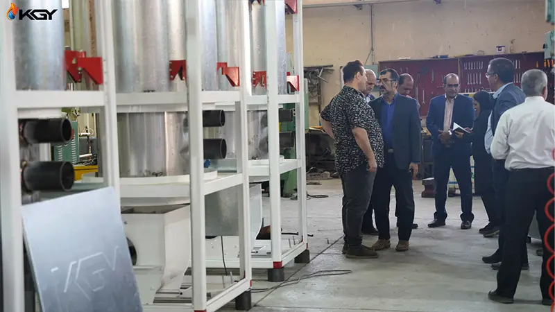 بازدید اتحادیه گلخانهداران استان اصفهان از کولاک گستر یزد 1 کولاک گستر یزد