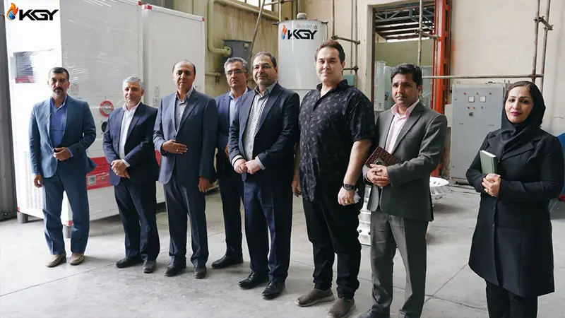 بازدید مسئولان جهاد کشاورزی یزد از خط تولید پیشرفته شرکت کولاک گستر یزد