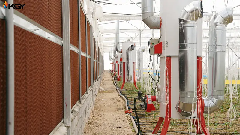 پد سلولزی با قاب گالوانیزه 3 بهترین سیستم سرمایش در گلخانه ها