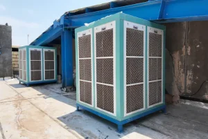 نصب کولر سانتریفیوژ روی بام