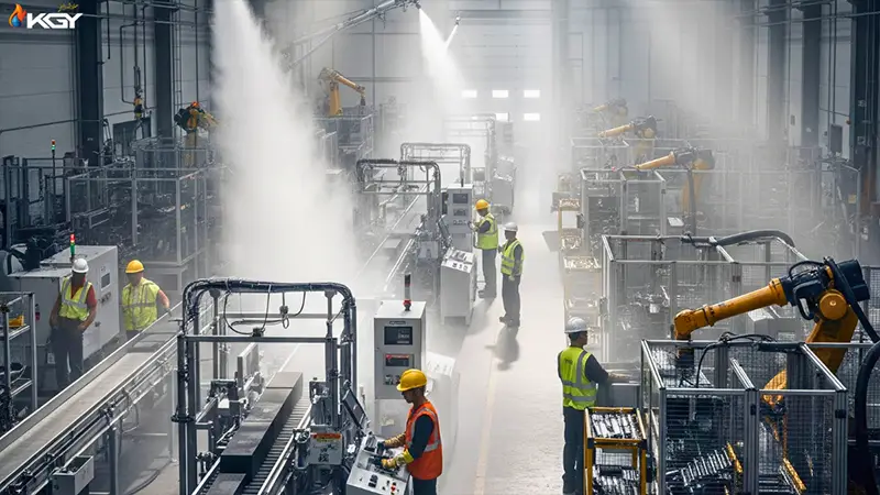 سیستم مه پاش صنعتی