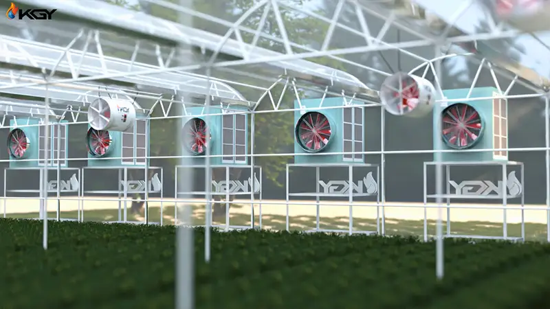 کولر آکسیال گلخانه