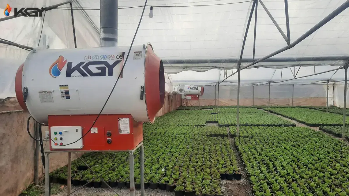 جت هیتر دودکش دار گلخانه