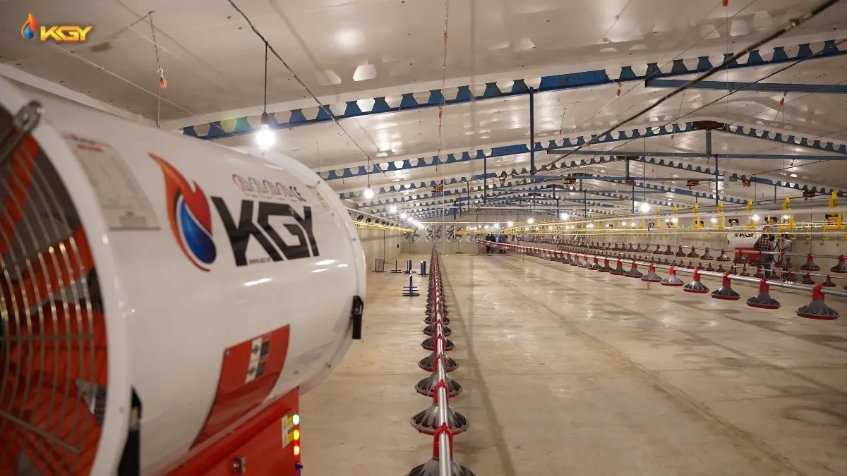 جت هیتر 300 هزار در مرغداری