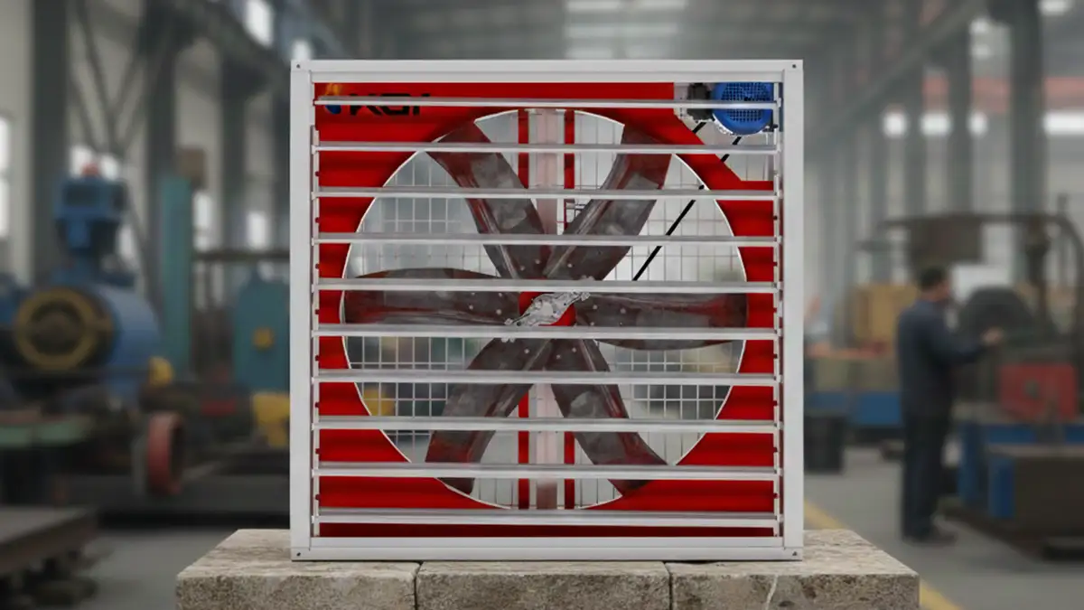 هواکش صنعتی در محیط کارخانه