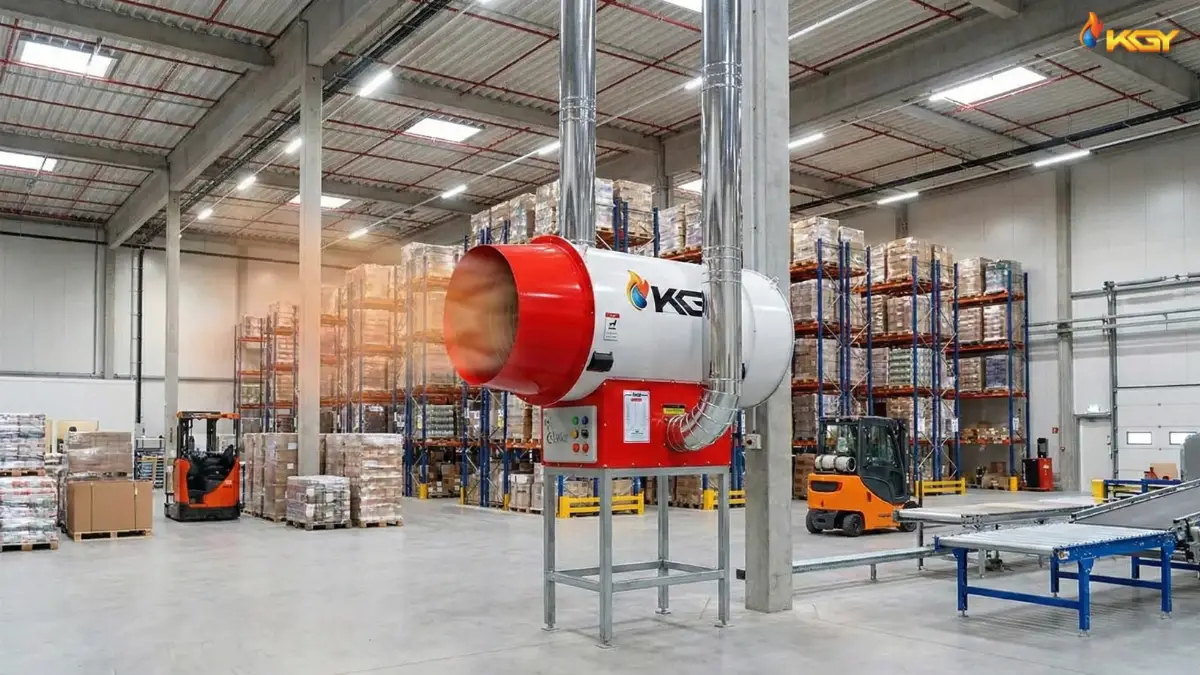 گرم کردن انبار و سوله با هیتر