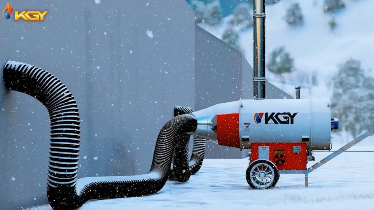 هیتر برای گرمایش سالن های صنعتی