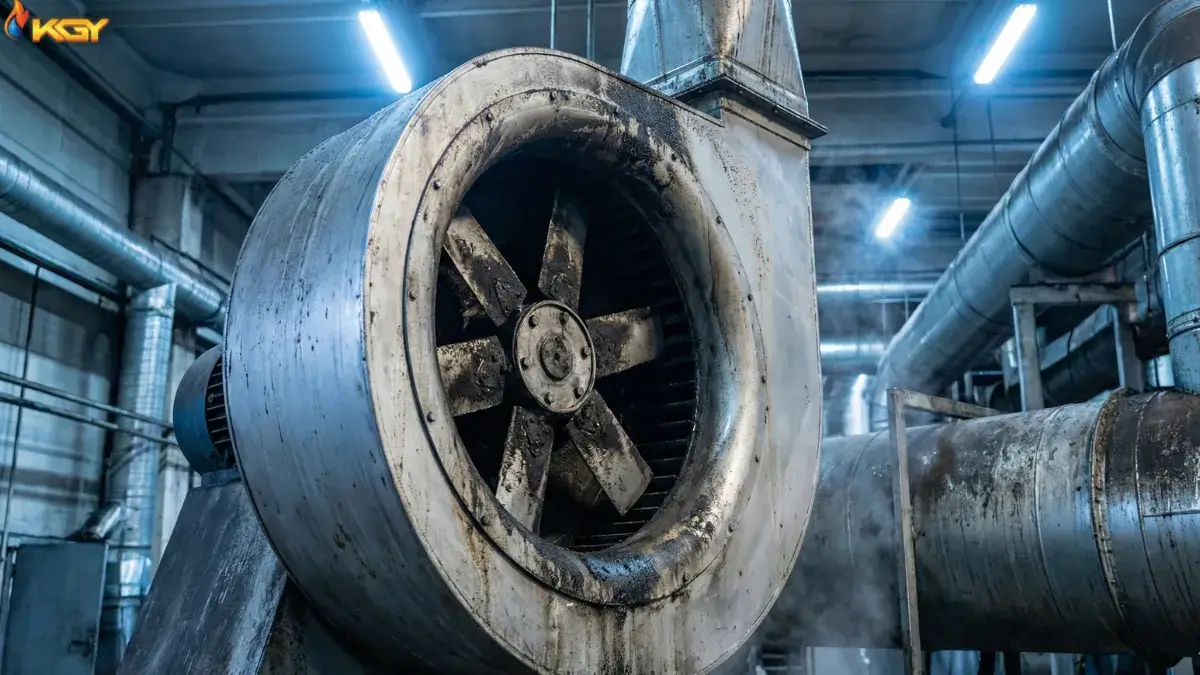 فن محوری صنعتی