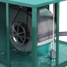 داخل کولر صنعتی سانتریفیوژ