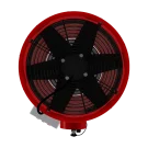 عکس از فن و بالای هیتر صنعتی