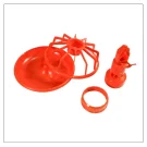 دانخوری بشقابی تمام اتوماتیک با لوله اوگر لبه دار مناسب برای مرغداری ها